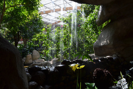 Indoor Water Fountainの写真素材