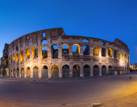 Colosseum By Nightの写真素材