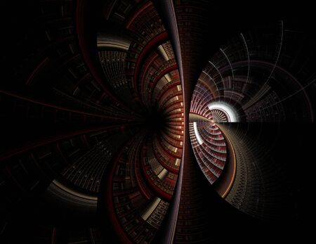 Abstract fractal flame background imageの写真素材