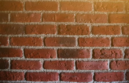 Background of red brick wall pattern texture. Great for graffiti inscriptions.