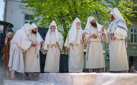 Easter theatrical reconstruction. Awesome acting game. Betrayal, death and resurrection of Jesus...