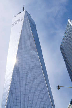 Freedom Tower in Manhattan. One World Trade Center is the tallest building in the Western Hemisphere...