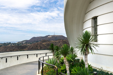 Hills or mountains in Hollywood seen from Griffith Observatoryのeditorial素材