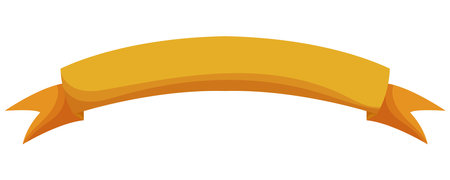 St. Patricks Day holiday orange ribbonのイラスト素材