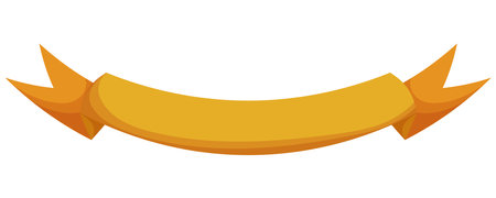 St. Patricks Day holiday orange ribbonのイラスト素材