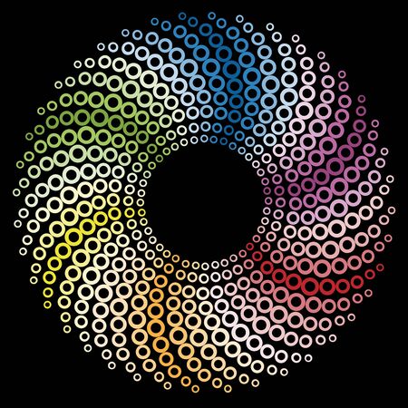 Vector colored circular designのイラスト素材