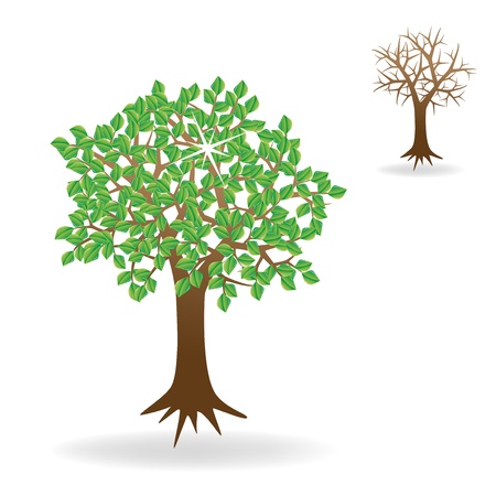 Vector treesのイラスト素材