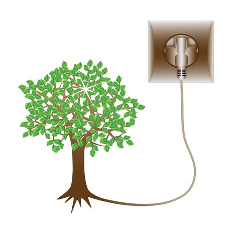Vector green energyのイラスト素材