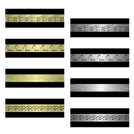 Vector labelsのイラスト素材