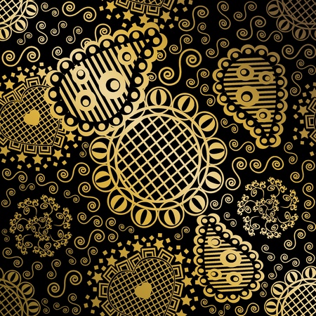 Vector seamless ornament textileのイラスト素材