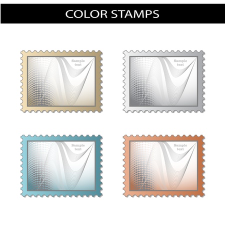 Vector stampsのイラスト素材