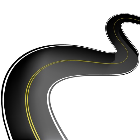 Vector roadのイラスト素材