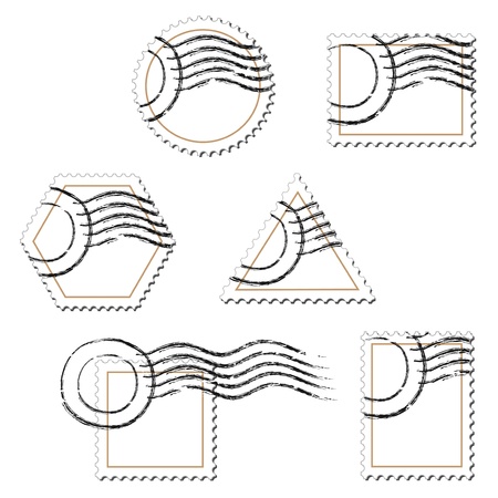 Vector stampsのイラスト素材