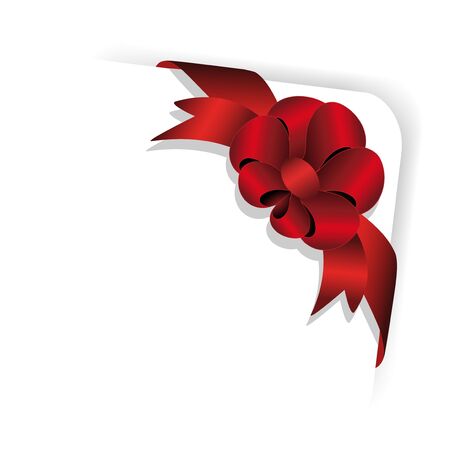 Vector card with ribbonのイラスト素材