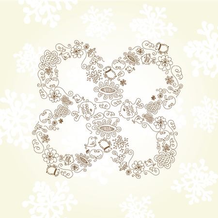 Vector quarter-foilのイラスト素材