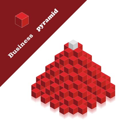 Vector pyramidのイラスト素材