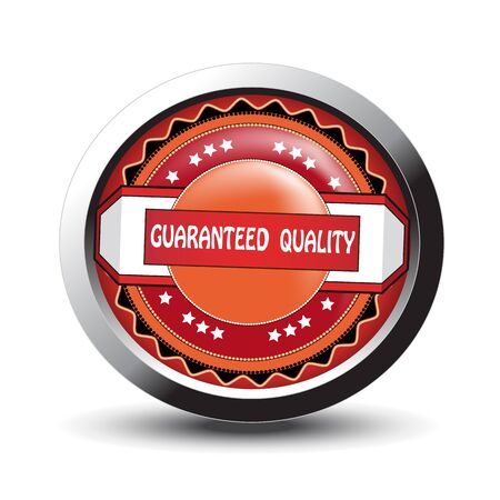 Vector guaranteed quality labelのイラスト素材