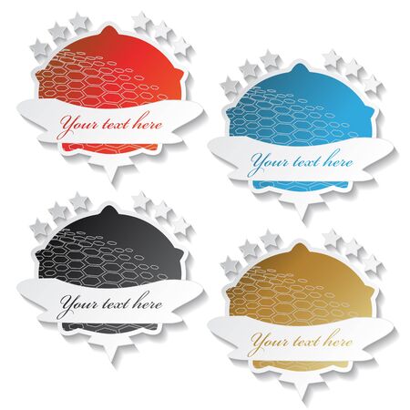 Vector stickersのイラスト素材