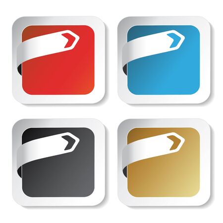 Vector labelsのイラスト素材