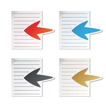 Vector document symbolsのイラスト素材