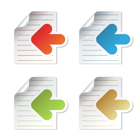 Vector document symbolsのイラスト素材