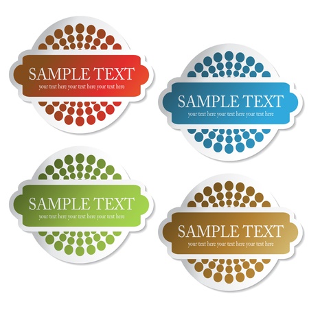 Vector stickersのイラスト素材