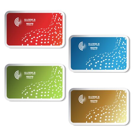 Vector business cardのイラスト素材