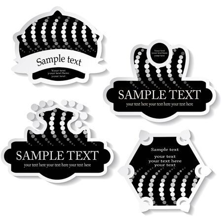 Vector stickersのイラスト素材