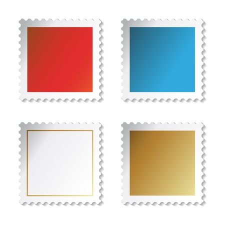 Vector stamp stickersのイラスト素材