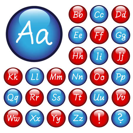 Vector hand drawing alphabetのイラスト素材