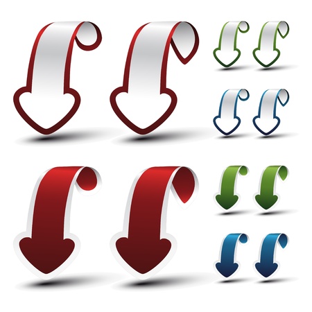 Vector navigation arrowsのイラスト素材