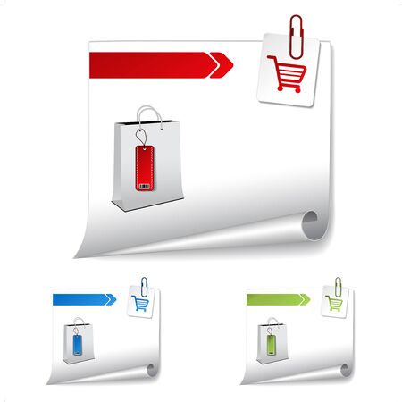 Vector product banner for webのイラスト素材