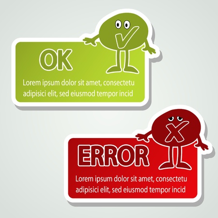 Vector message labels - speech bubblesのイラスト素材