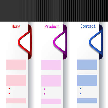 Vector arrow offer labels - web templateのイラスト素材