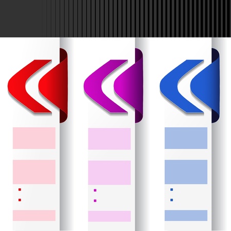 Vector arrow offer labels - web templateのイラスト素材