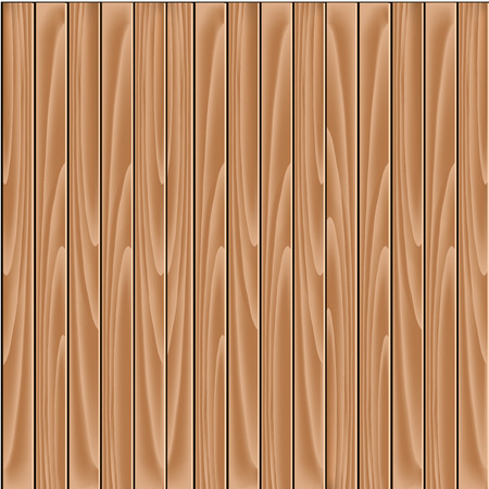 Vector brown background - wooden slat floor, planks, laths, boards wallpaper - illustrationのイラスト素材