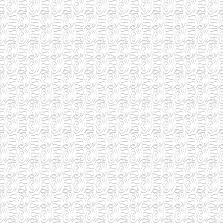 Vector seamless monochrome pattern. Retro texture in grey color. Stylish hand drawing texture, black and white background - illustrationのイラスト素材