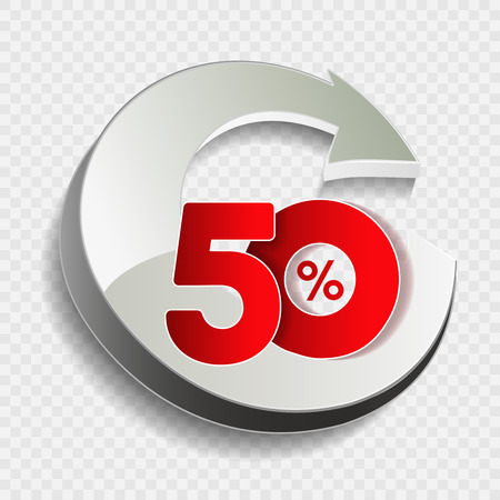 Vector Special Sale Offer Red 50 Off のイラスト 素材 ストックフォト 写真素材のstock Foto ストックドットフォト