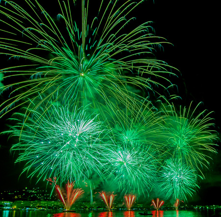 fireworks, silvester celebrationの写真素材