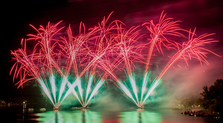 fireworks, silvester celebrationの写真素材