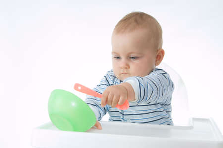 eatung babyの写真素材