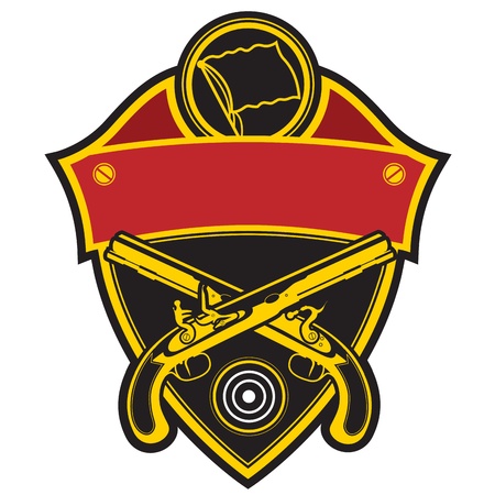 Seal for Muzzle Loading Shooting Clubのイラスト素材
