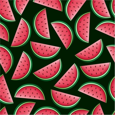 Watermelon Seamless Patternのイラスト素材
