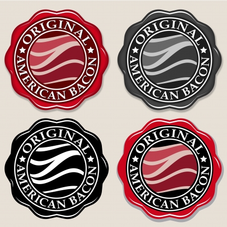 Original American Baconのイラスト素材