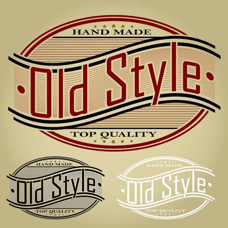 Old Style Retro Styled Seal /  Labelのイラスト素材