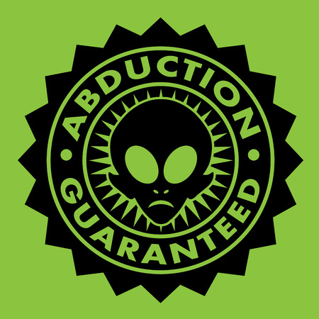Abduction Guaranteed Alien Sealのイラスト素材