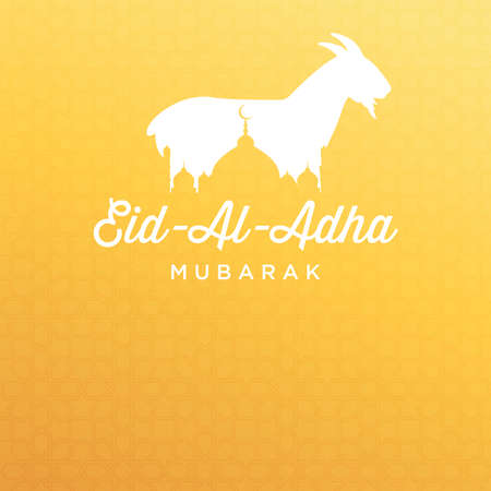 Eid Al Adha illustration vector graphic of good for islamic day, eid mubarak, eid fitr, greeting card, background. Eps 10のイラスト素材