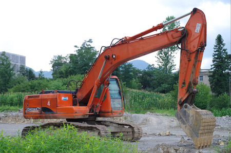 Excavatorのeditorial素材