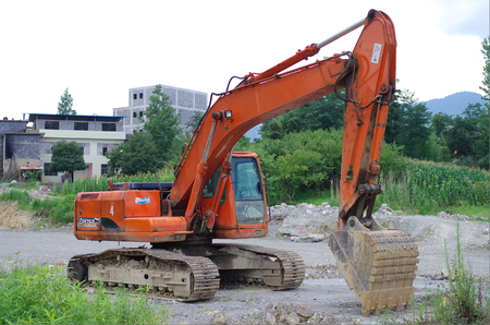 Excavatorのeditorial素材