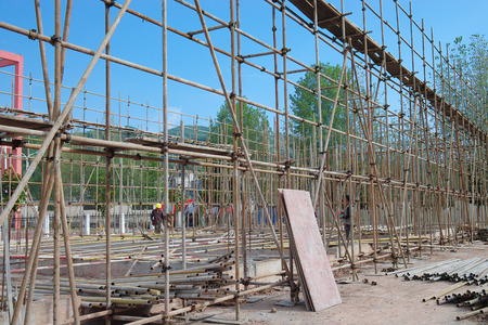 Construction siteのeditorial素材